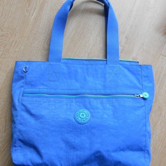 kipling Blue Tote Bag EUC - Picture 11 of 13